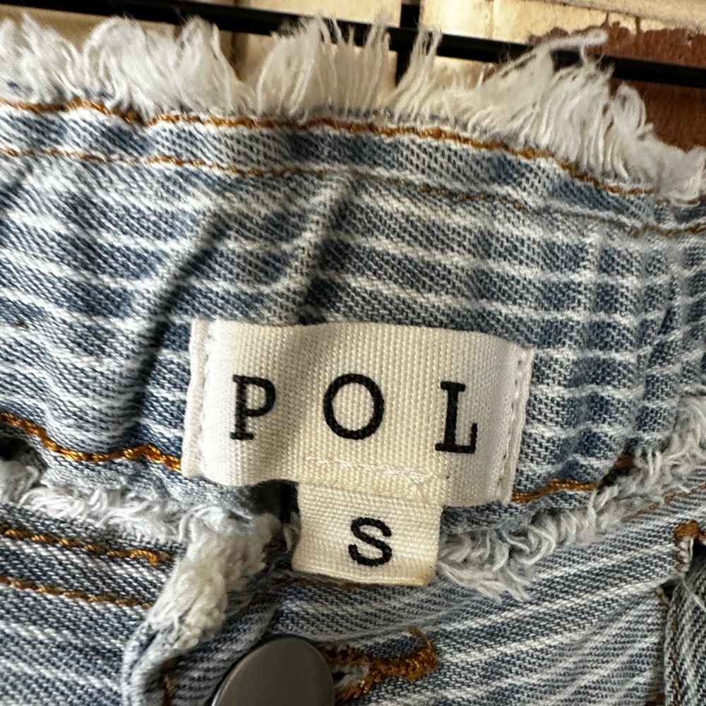 New Without Tags Pol Patchwork Boho Pinstripe Den… - image 2